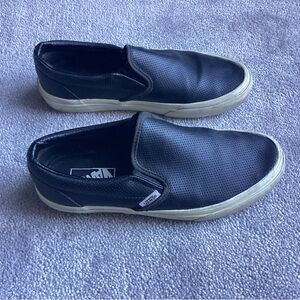 Vans Women's Black Slip-On Sneakers